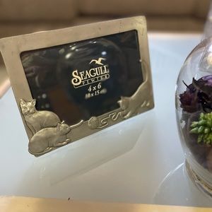 Seagull pewter picture frame 🐈